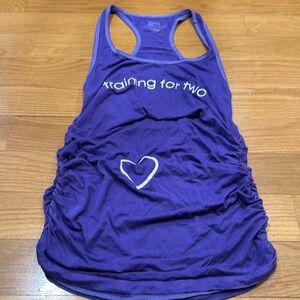Training for two fitness racerback tank top size medium.